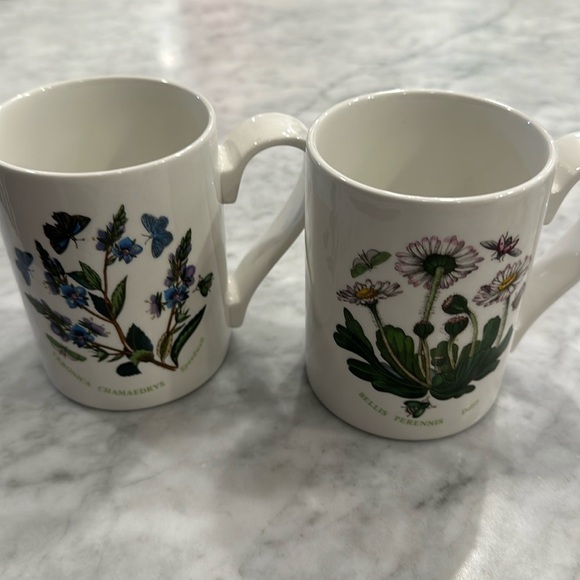 Set of two Portmeirion Botanic Garden coffee mugs - Picture 1 of 9